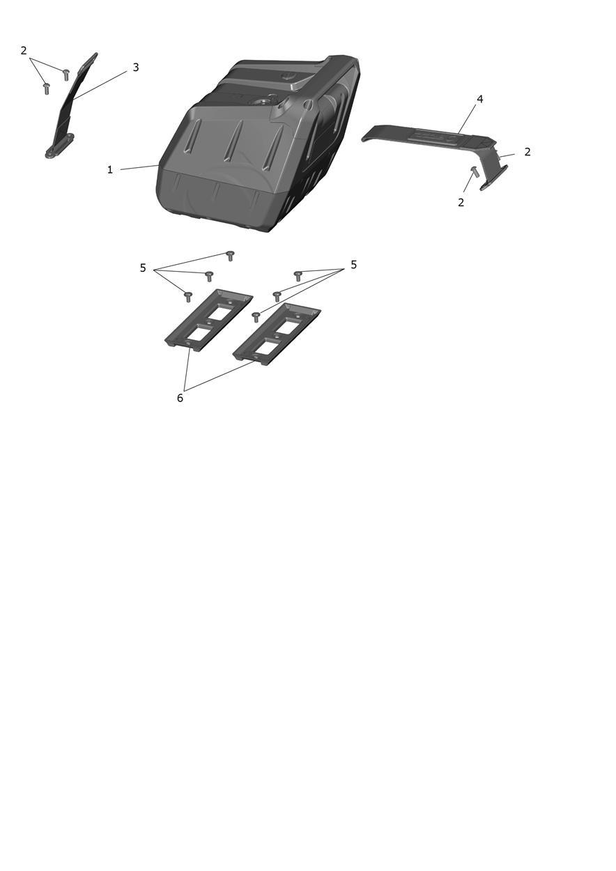 Exploded parts diagram — Battery, Triumph TXP-20