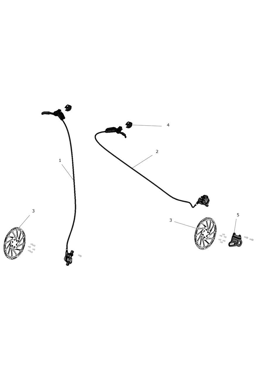 Exploded parts diagram — Brake Assemblies, Triumph OSET 24.0 Racing