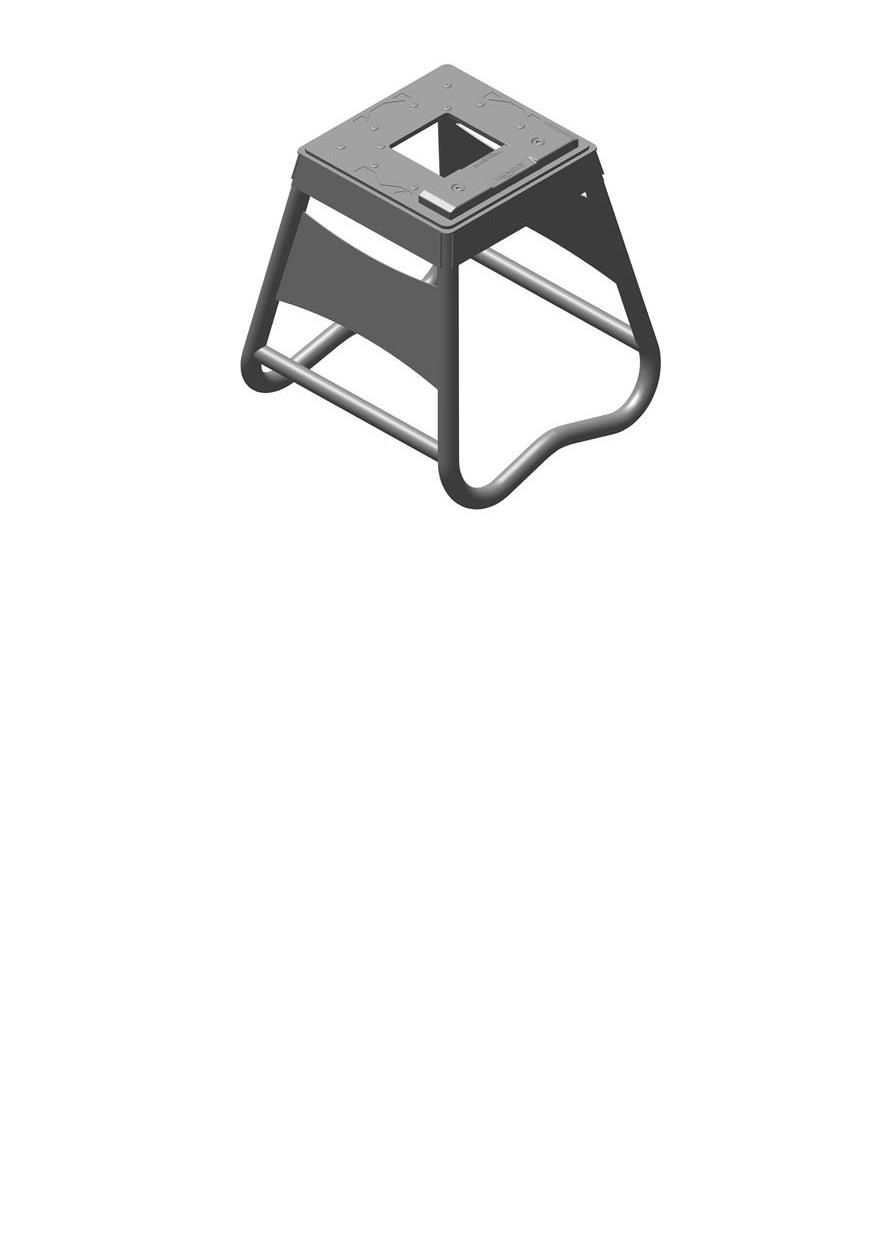Exploded parts diagram — Paddock Stand, Triumph TF 250-X