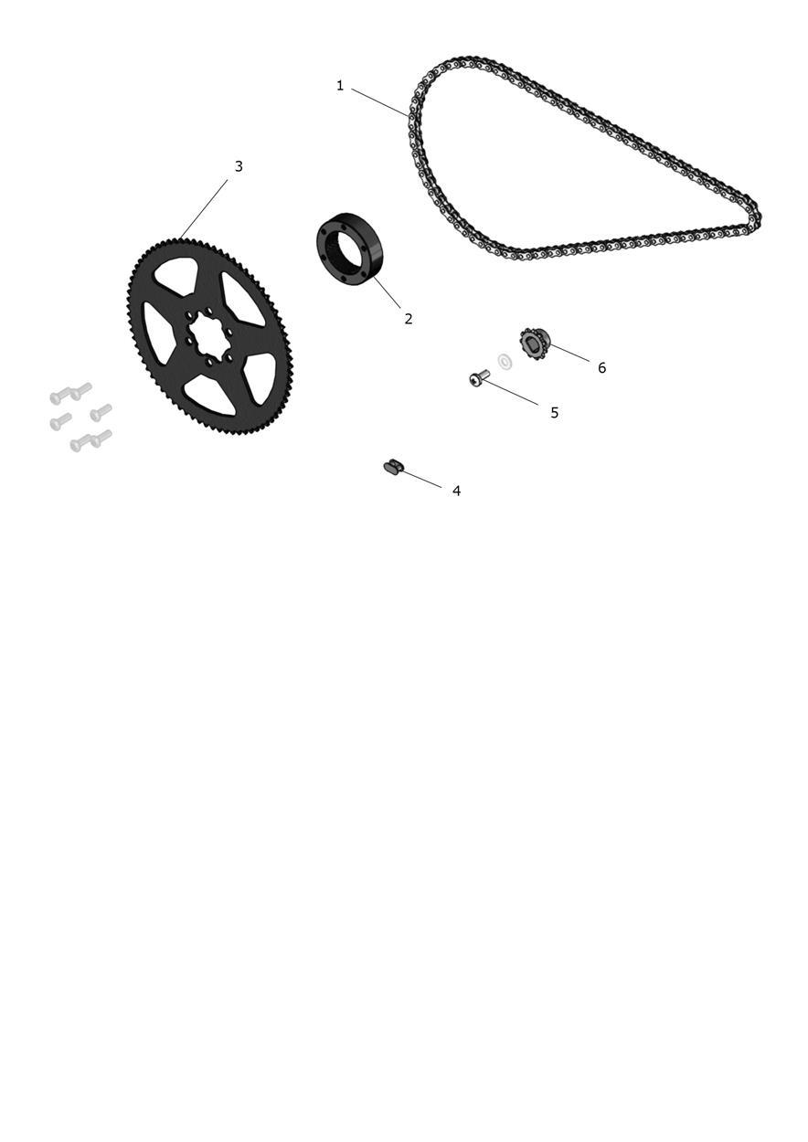Exploded parts diagram — Final Drive, Triumph OSET 12.5 Eco