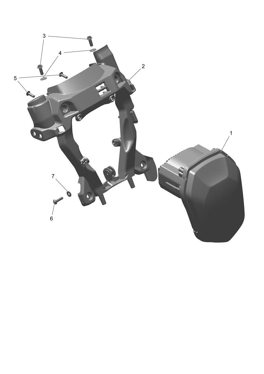 Exploded parts diagram — Headlights, Triumph TF 250-E