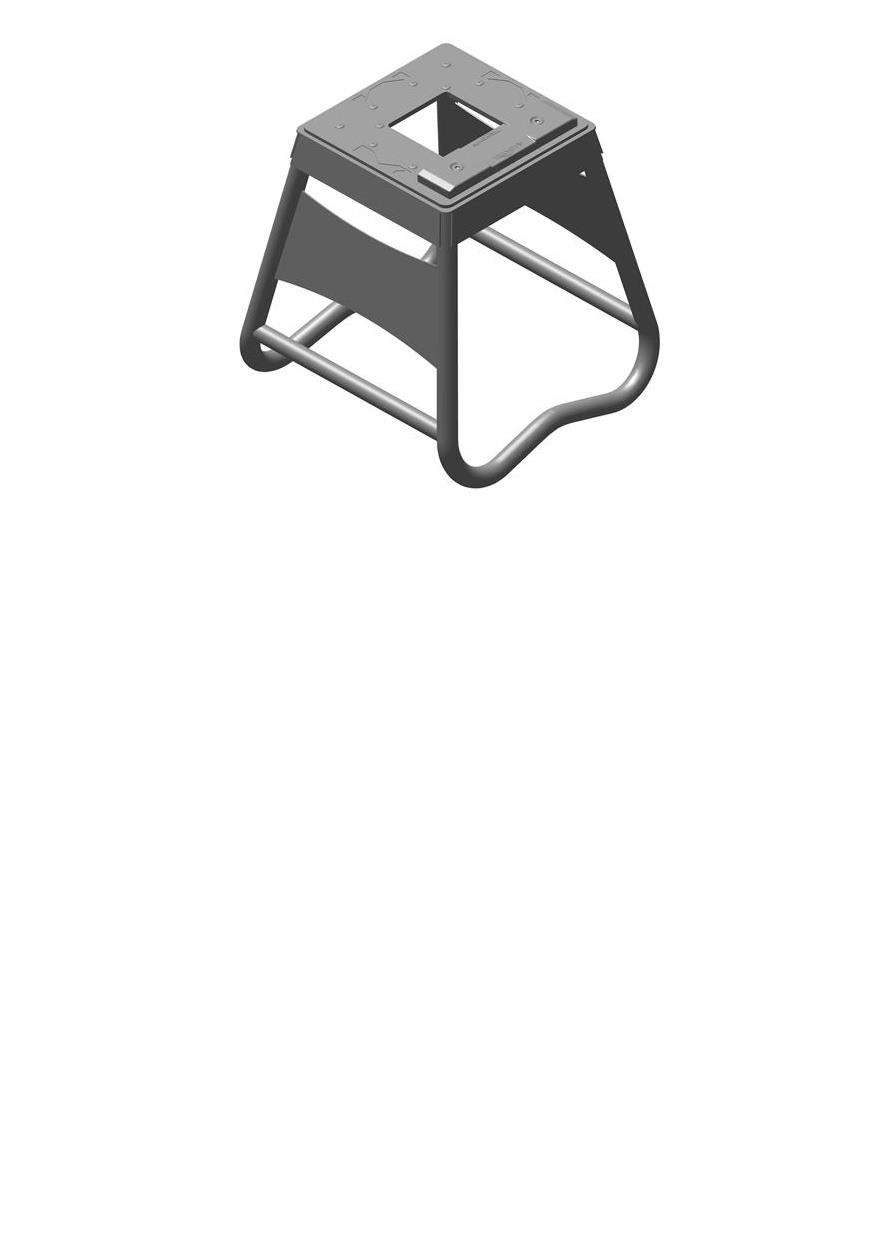 Exploded parts diagram — Paddock Stand, Triumph TF 450-RC Edition