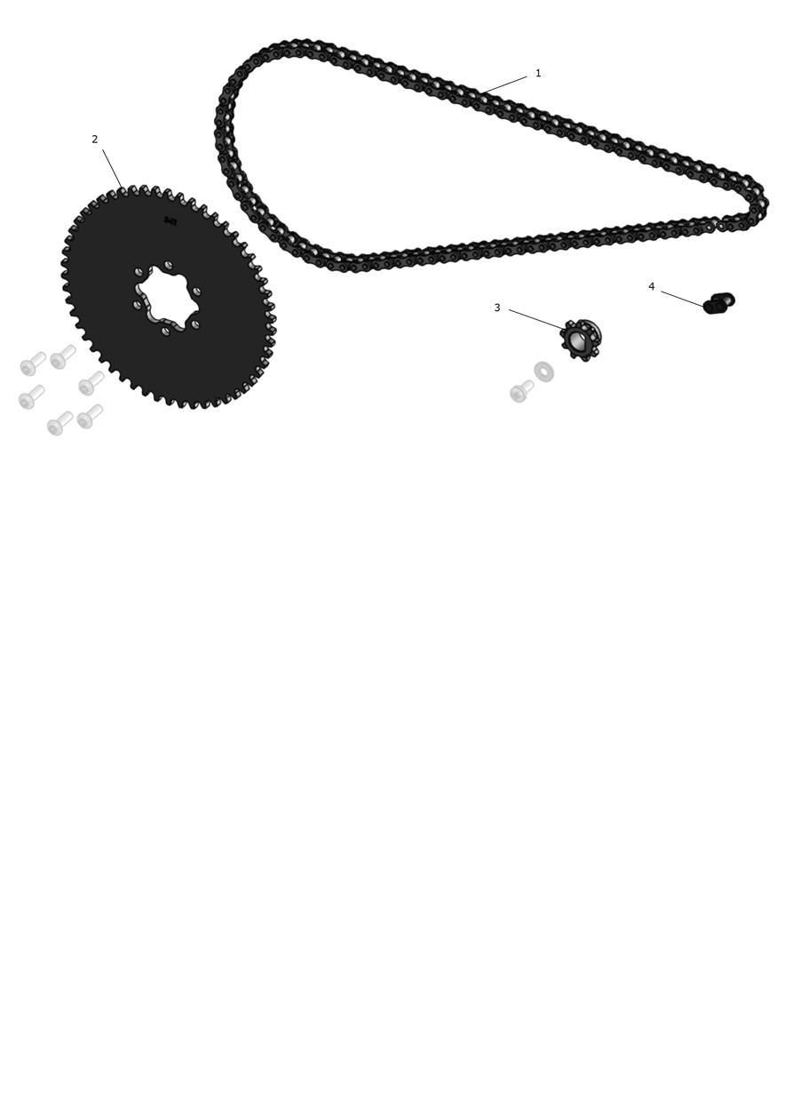 Exploded parts diagram — Final Drive, Triumph OSET MX-10