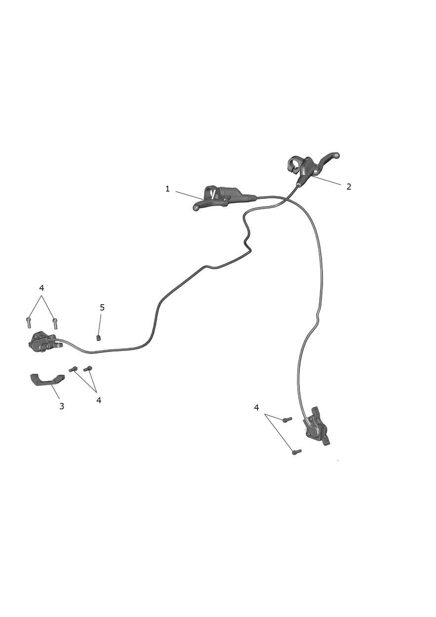 Exploded parts diagram — Brake Assembles, Triumph TXP-16