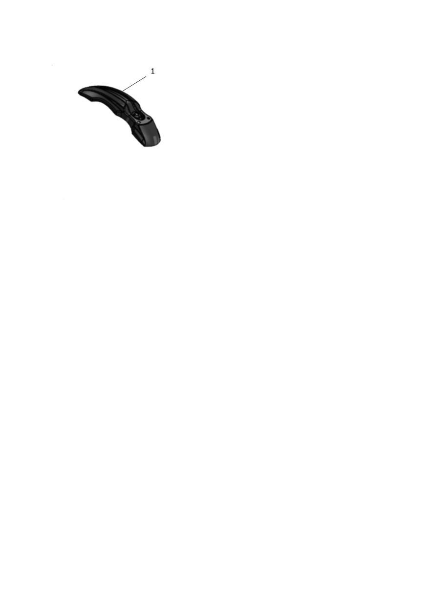 Exploded parts diagram — Front Mudguard, Triumph OSET MX-10