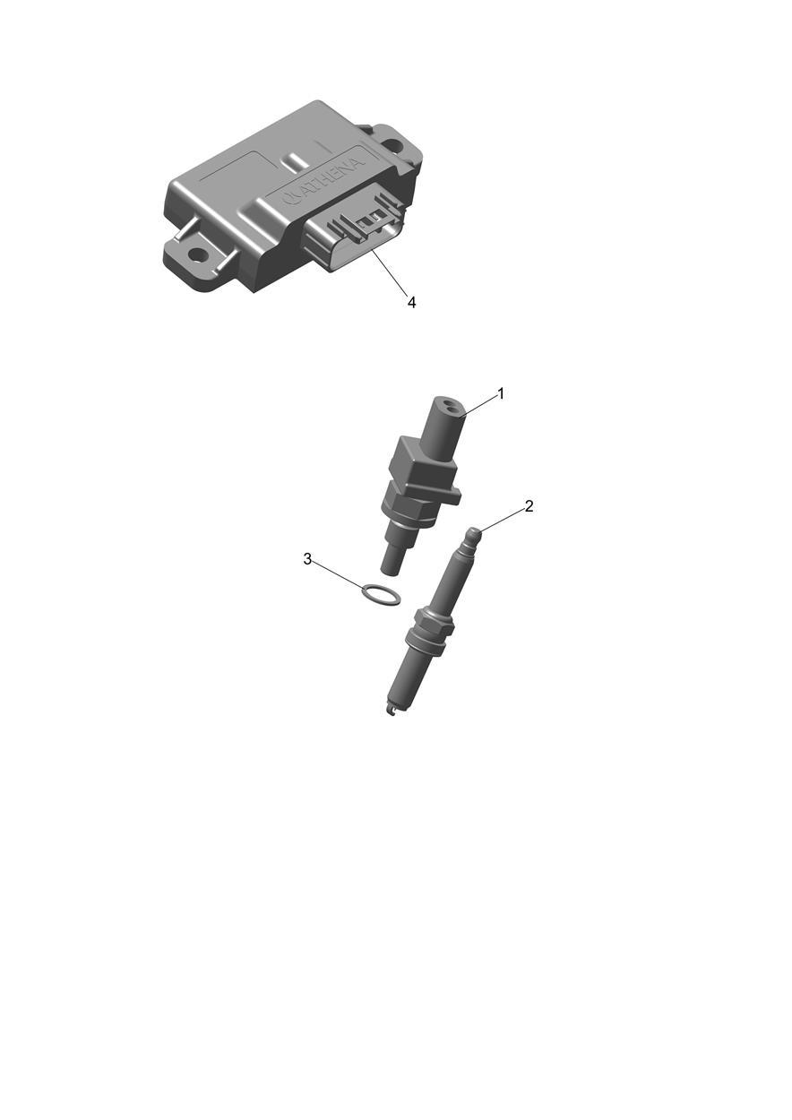Exploded parts diagram — Engine Management System, Triumph TF 450-C
