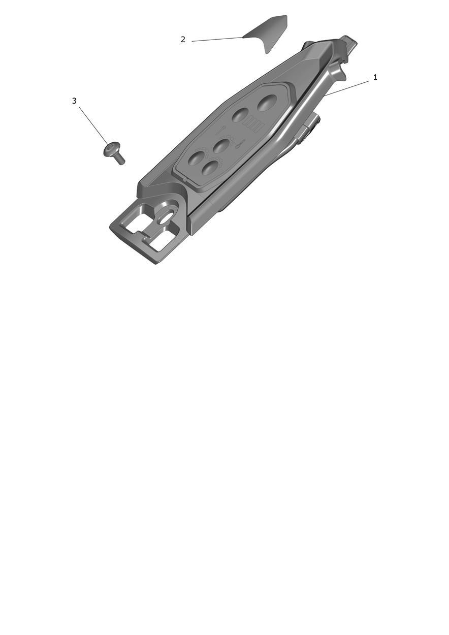 Exploded parts diagram — Tank Cover, Triumph TXP-12