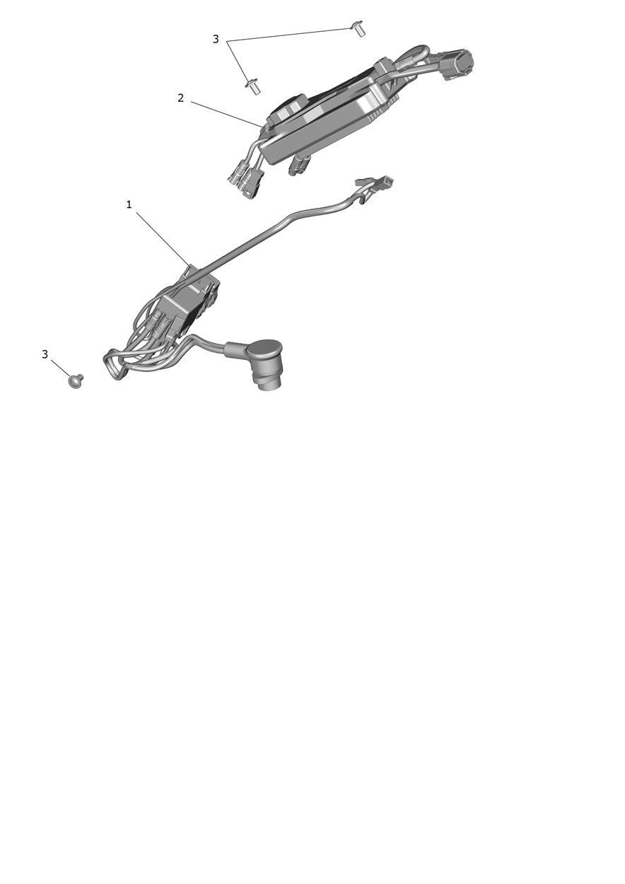 Exploded parts diagram — Electrical system, Triumph TXP-12