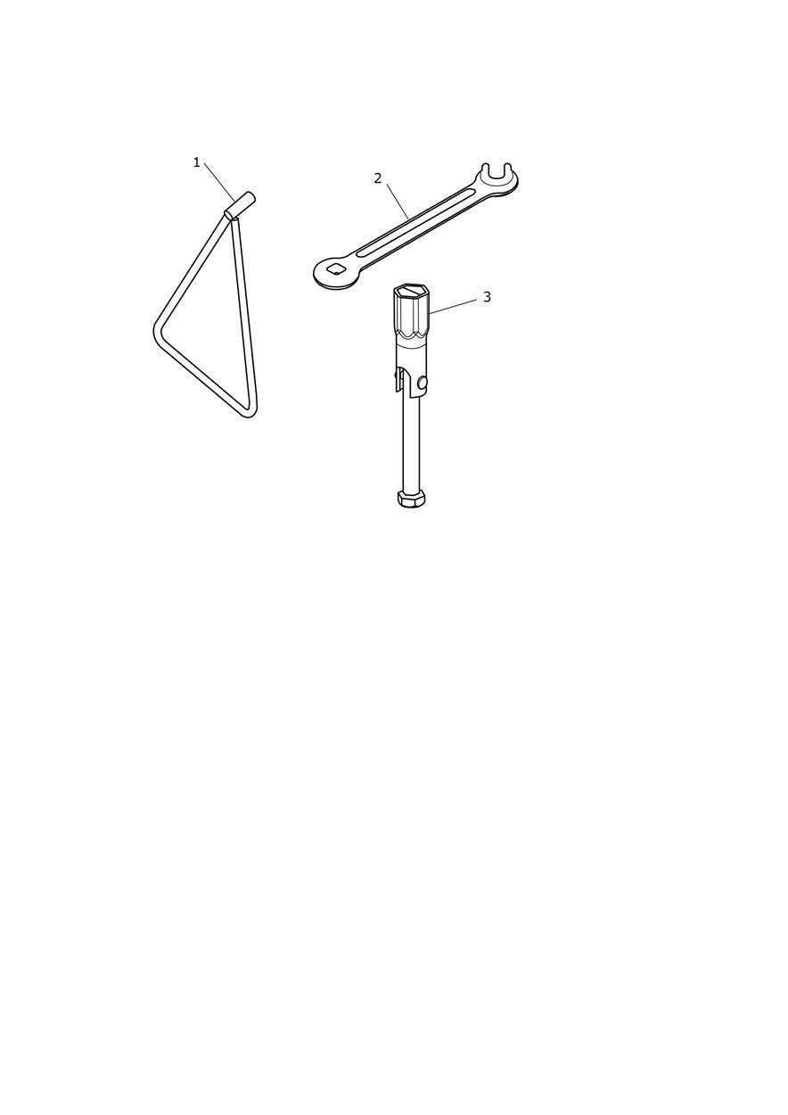 Exploded parts diagram — Miscellaneous, Triumph TF 450-X