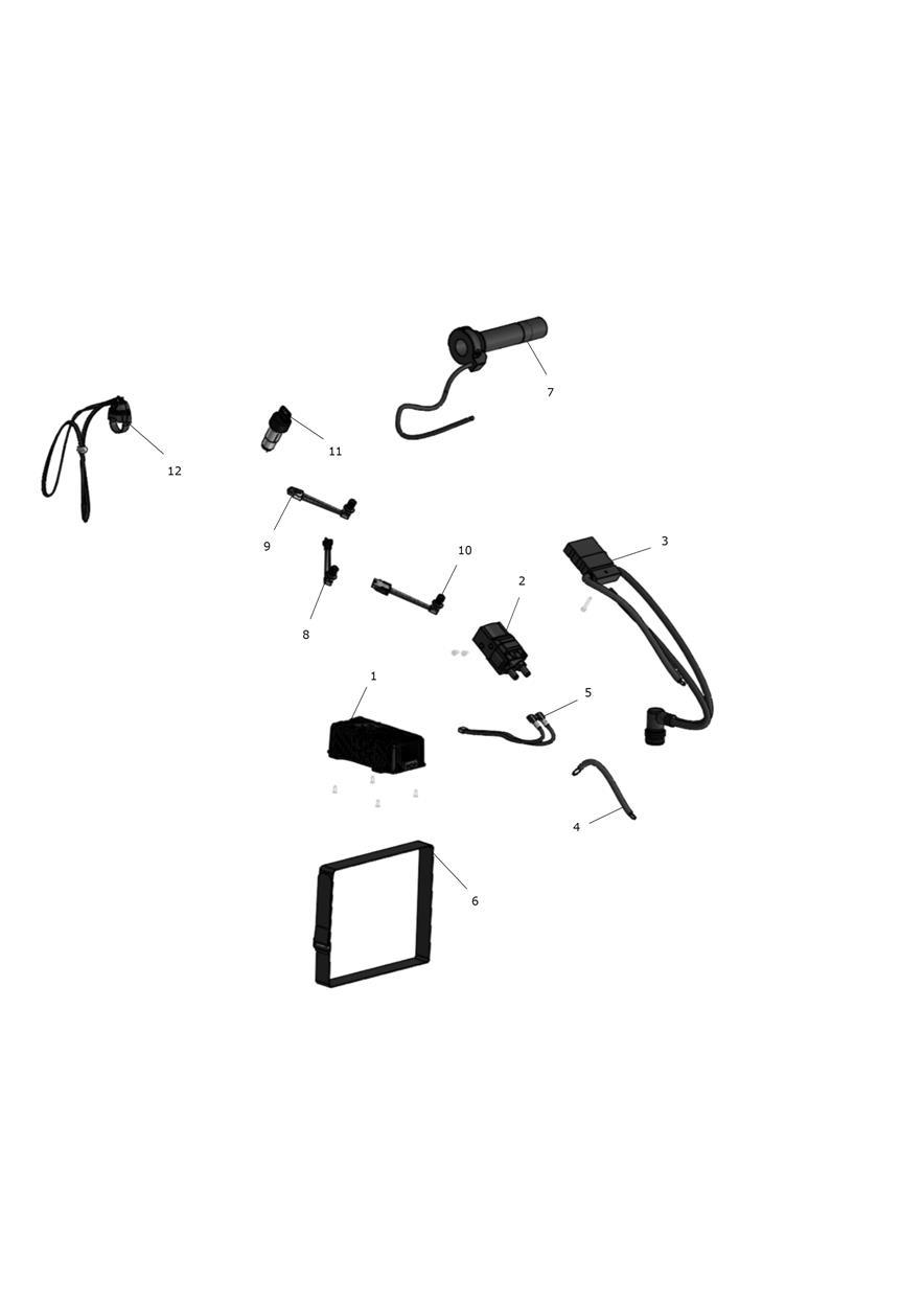 Exploded parts diagram — Electrical system, Triumph OSET 24.0 Racing