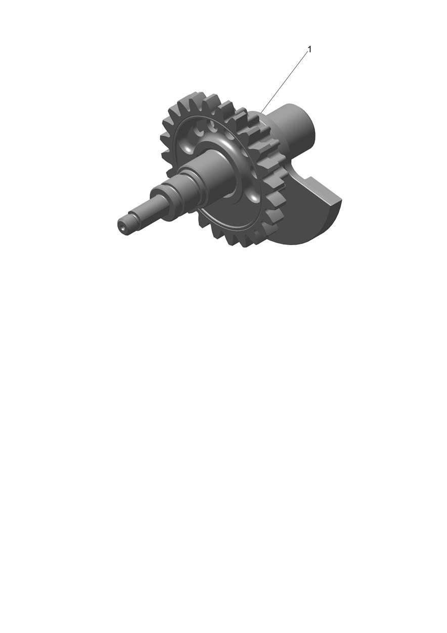 Exploded parts diagram — Balancer, Triumph TF 250-X