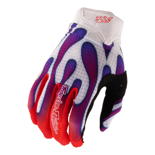 Youth Air Glove Overspray White / Violet