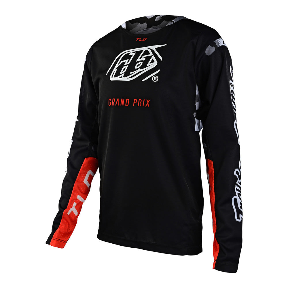 Youth GP Pro Jersey Blends Camo Black / White