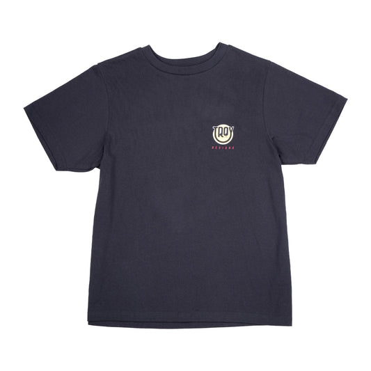 Womens Short Sleeve Tee Happy Dayz Carbon